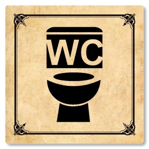 WC, 80x80mm, pergamen, Nebraska